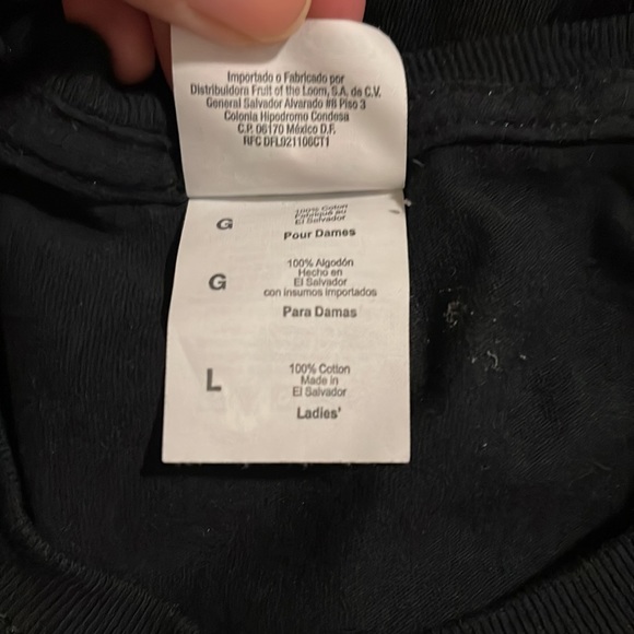 Disney Splash Mountain Fruit of Loom Short Sleeve Crewneck Graphic Tee Black-L - Picture 7 of 7